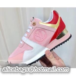 Low Cost Louis Vuitton Run Away Sneakers LV92246 Pink