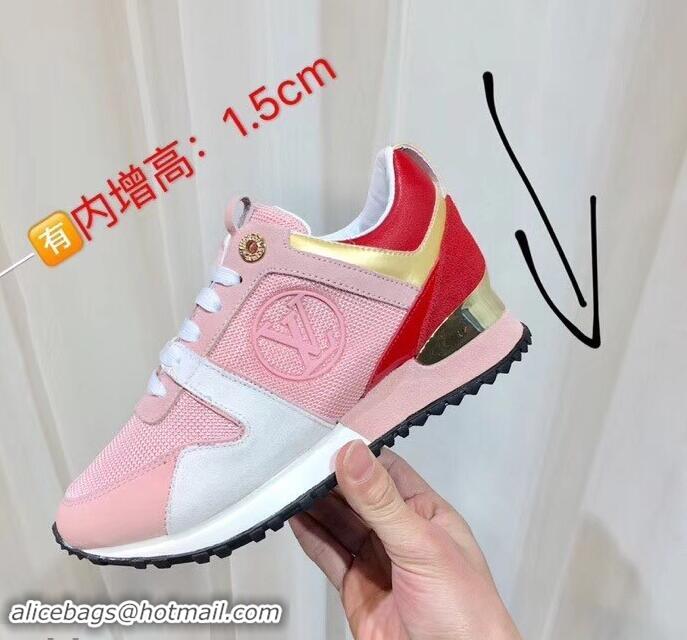 Low Cost Louis Vuitton Run Away Sneakers LV92246 Pink