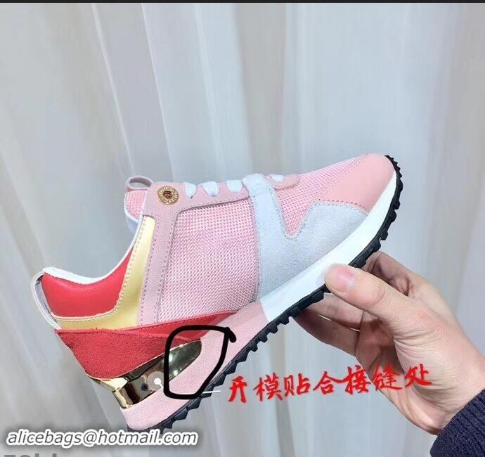 Low Cost Louis Vuitton Run Away Sneakers LV92246 Pink