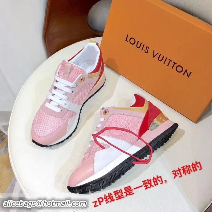 Low Cost Louis Vuitton Run Away Sneakers LV92246 Pink