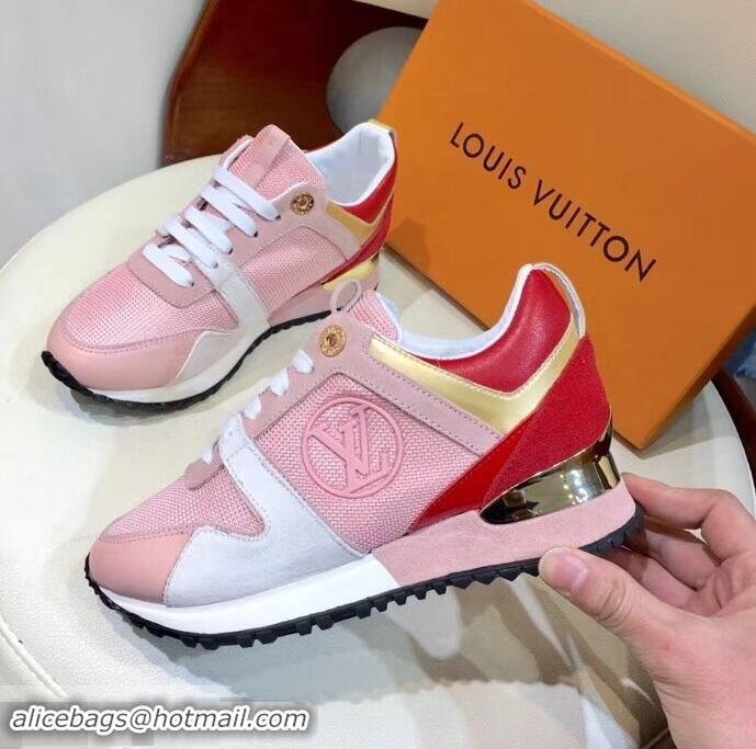 Low Cost Louis Vuitton Run Away Sneakers LV92246 Pink