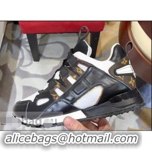 Buy Inexpensive Louis Vuitton Run Away Sneakers 1A4WO6 Noir/Blanc 2019