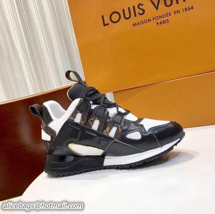 Buy Inexpensive Louis Vuitton Run Away Sneakers 1A4WO6 Noir/Blanc 2019