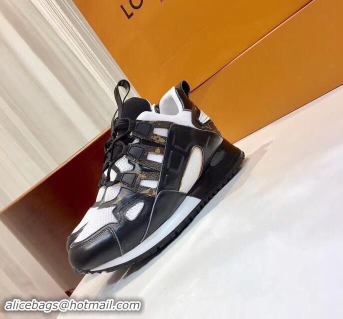 Buy Inexpensive Louis Vuitton Run Away Sneakers 1A4WO6 Noir/Blanc 2019