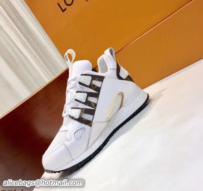 Buy Discount Louis Vuitton Run Away Sneakers 1A4WO6 White 2019