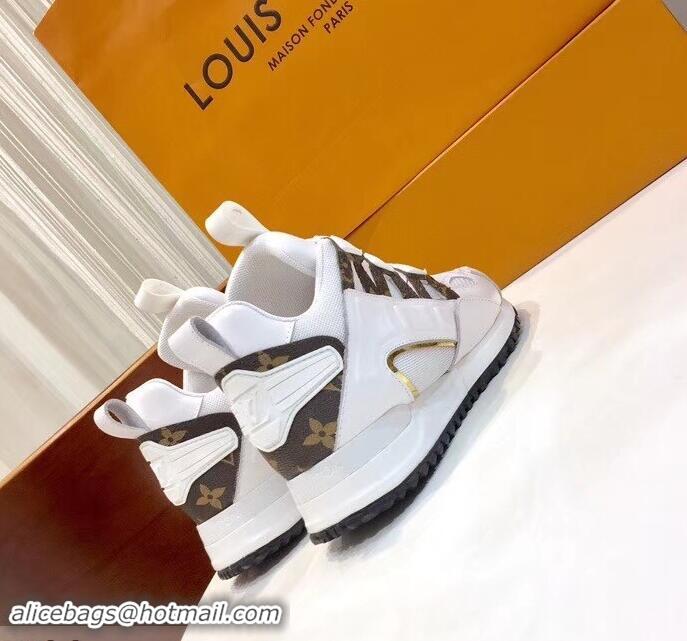 Buy Discount Louis Vuitton Run Away Sneakers 1A4WO6 White 2019