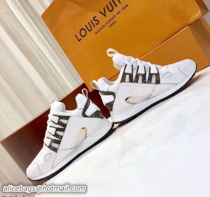 Buy Discount Louis Vuitton Run Away Sneakers 1A4WO6 White 2019