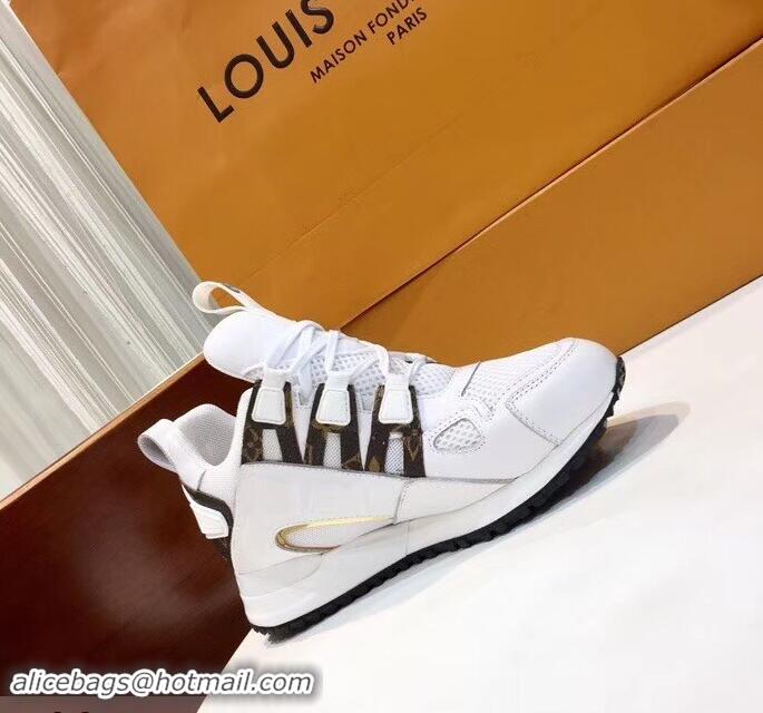 Buy Discount Louis Vuitton Run Away Sneakers 1A4WO6 White 2019