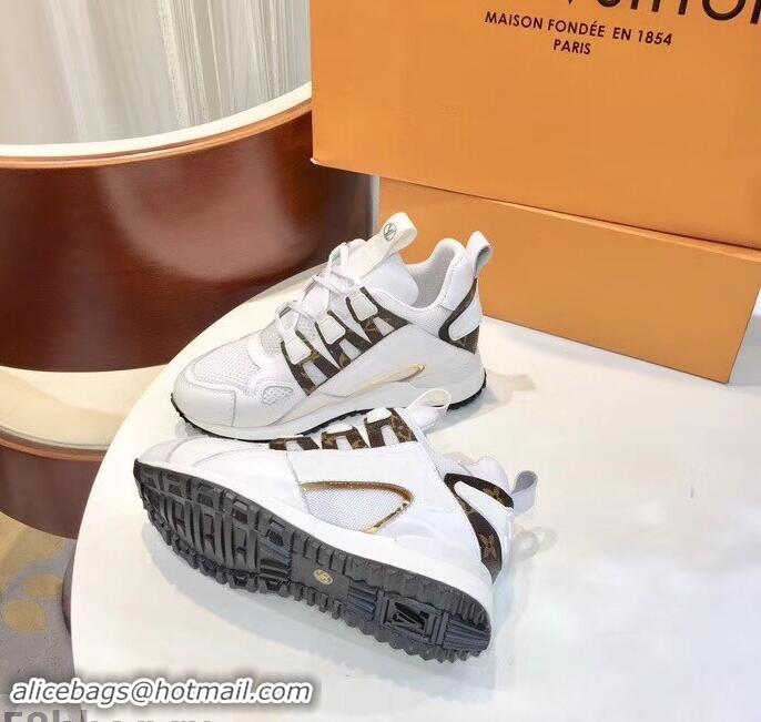 Buy Discount Louis Vuitton Run Away Sneakers 1A4WO6 White 2019