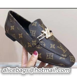 Most Popular Louis Vuitton Upper Case Flat Loafer 1A4EW3 Monogram Canvas 2019