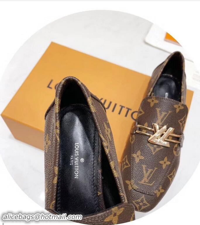 Most Popular Louis Vuitton Upper Case Flat Loafer 1A4EW3 Monogram Canvas 2019