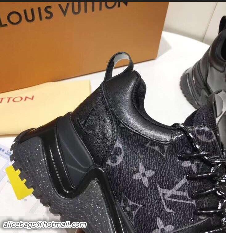 Promotional Louis Vuitton Heel 5cm Run Away Pulse Sneakers LV92001 2019