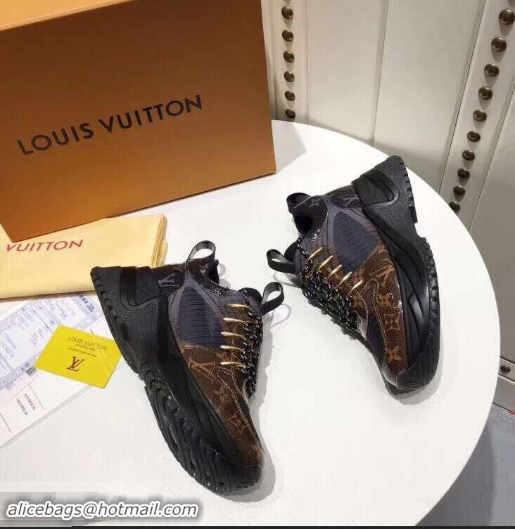 Free Shipping Louis Vuitton Heel 5cm Run Away Pulse Sneakers LV92004 2019