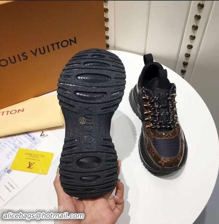 Free Shipping Louis Vuitton Heel 5cm Run Away Pulse Sneakers LV92004 2019