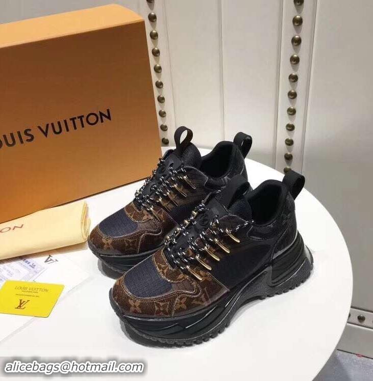 Free Shipping Louis Vuitton Heel 5cm Run Away Pulse Sneakers LV92004 2019