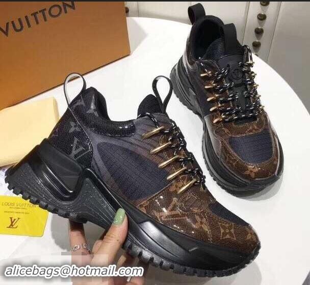 Free Shipping Louis Vuitton Heel 5cm Run Away Pulse Sneakers LV92004 2019