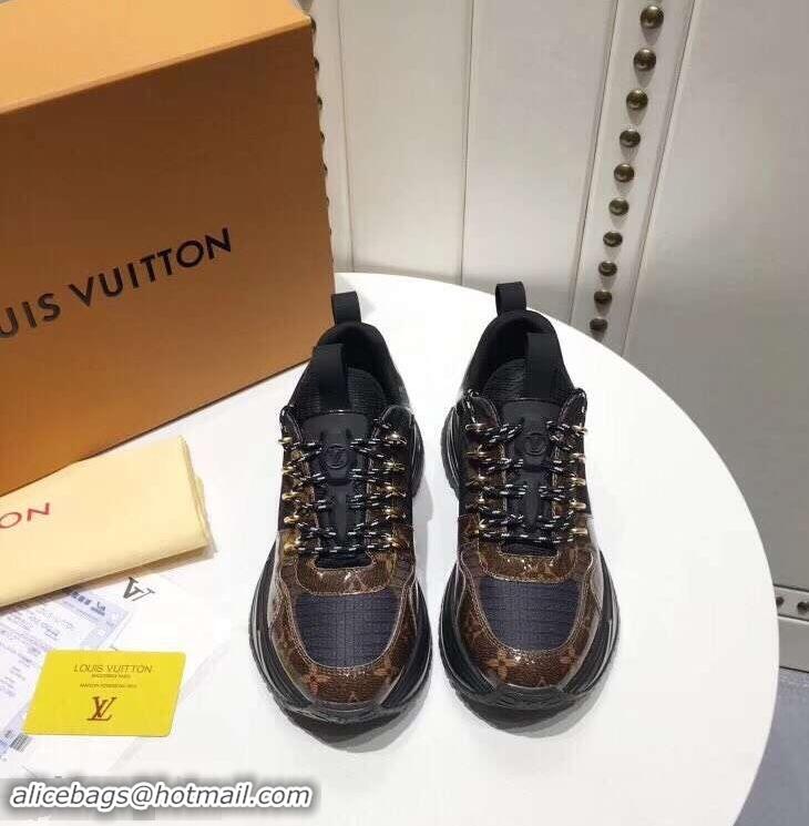 Free Shipping Louis Vuitton Heel 5cm Run Away Pulse Sneakers LV92004 2019