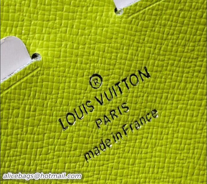 New Design Louis Vuitton Monogram Canvas/Taiga Leather Pochette Voyage MM Bag M441633 Yellow 2019