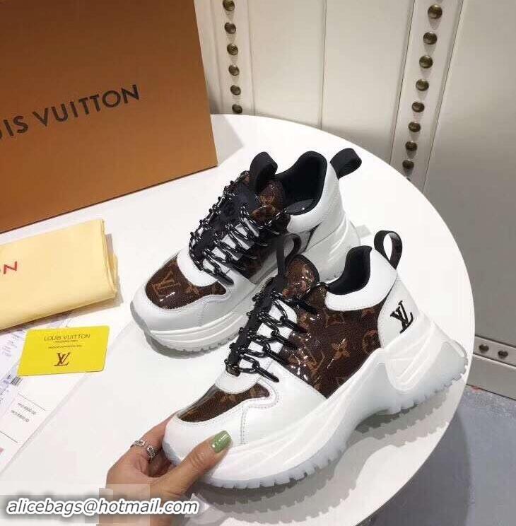 New Promotion Louis Vuitton Heel 5cm Run Away Pulse Sneakers LV92009 2019