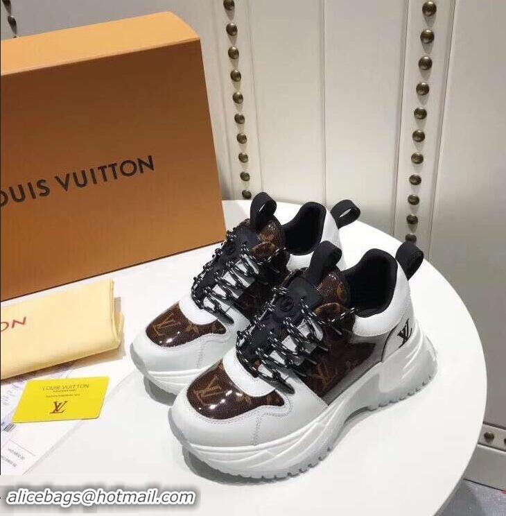 New Promotion Louis Vuitton Heel 5cm Run Away Pulse Sneakers LV92009 2019