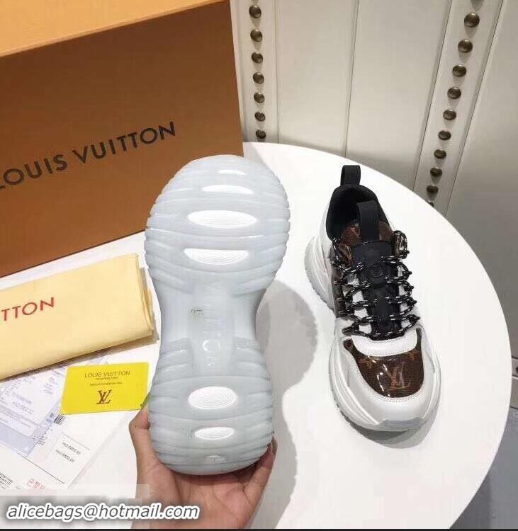 New Promotion Louis Vuitton Heel 5cm Run Away Pulse Sneakers LV92009 2019