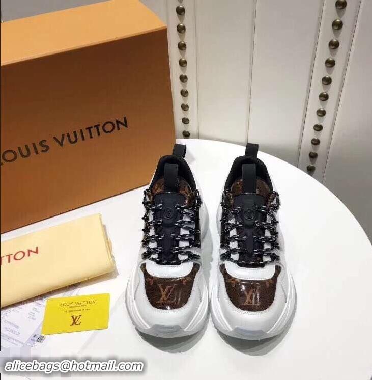 New Promotion Louis Vuitton Heel 5cm Run Away Pulse Sneakers LV92009 2019