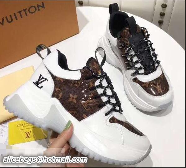 New Promotion Louis Vuitton Heel 5cm Run Away Pulse Sneakers LV92009 2019