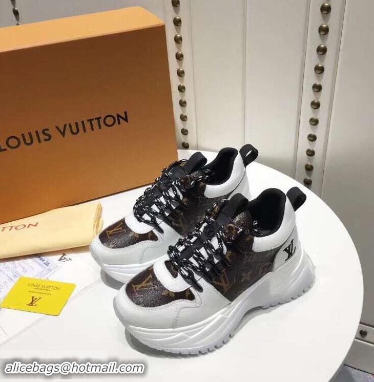 Super Quality Louis Vuitton Heel 5cm Run Away Pulse Sneakers LV92010 2019