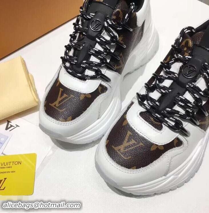 Super Quality Louis Vuitton Heel 5cm Run Away Pulse Sneakers LV92010 2019