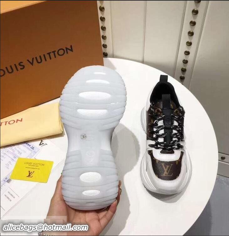 Super Quality Louis Vuitton Heel 5cm Run Away Pulse Sneakers LV92010 2019