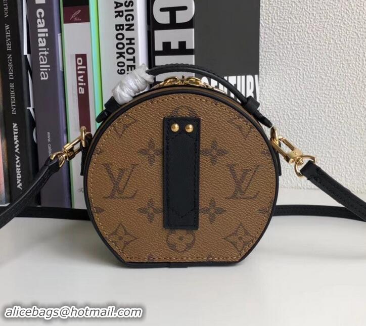 Top Grade Louis Vuitton Monogram Reverse Canvas Mini Boite Chapeau Bag M68276 2019