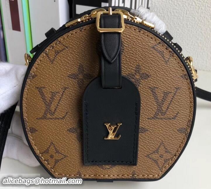 Top Grade Louis Vuitton Monogram Reverse Canvas Mini Boite Chapeau Bag M68276 2019