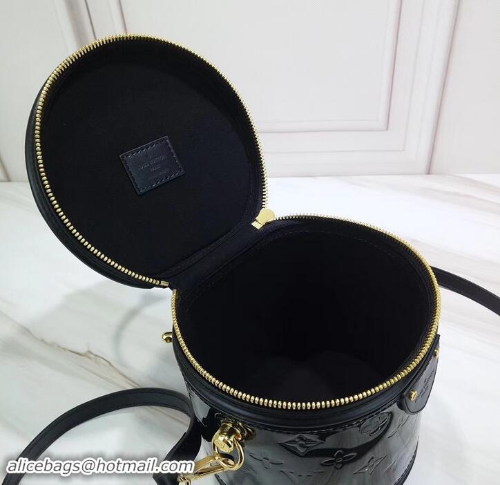 Cheap Design Louis Vuitton Monogram Vernis Leather Canvas Cannes Beauty Case Bucket Bag M53997 Noir 2019 