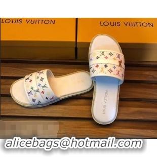 Most Popular Louis Vuitton Multicolor Monogram Men's Slides LV93005