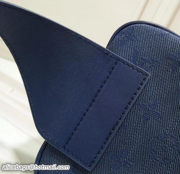 Low Cost Louis Vuitton Denim Fabric Outdoor Bumbag M44741 Navy 2019