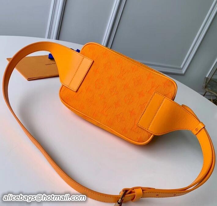 Best Price Louis Vuitton Denim Fabric Outdoor Bumbag M44623 Ocher 2019