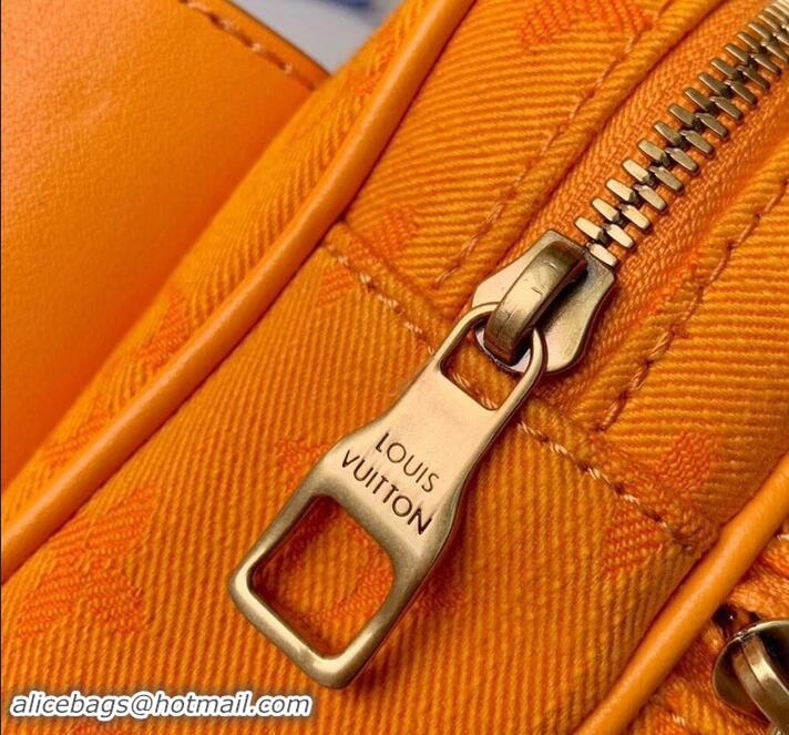 Best Price Louis Vuitton Denim Fabric Outdoor Bumbag M44623 Ocher 2019