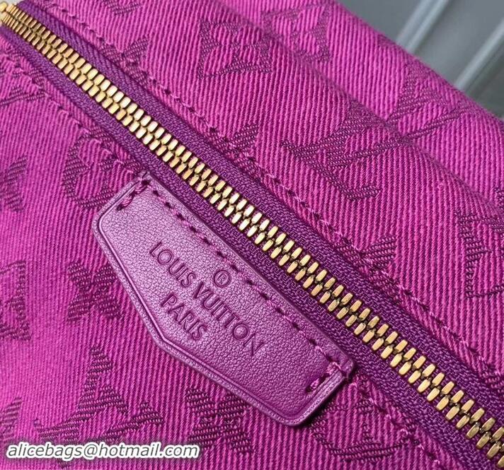 Top Quality Louis Vuitton Denim Fabric Outdoor Bumbag M44624 Purple 2019