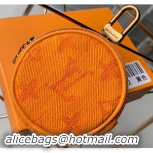 Duplicate Louis Vuitton Monogram Denim Bag Charm & Key Holder M68290 Ocher 2019