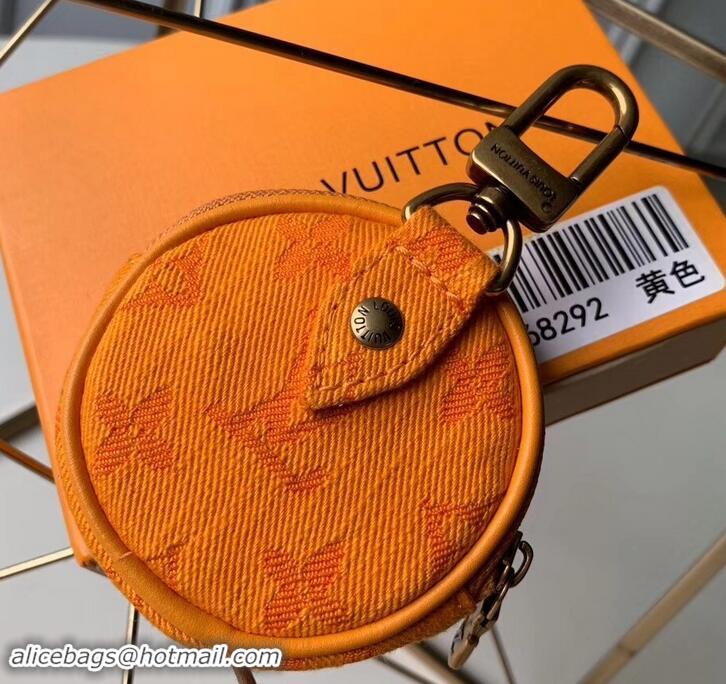 Duplicate Louis Vuitton Monogram Denim Bag Charm & Key Holder M68290 Ocher 2019