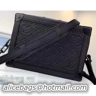 Custom Louis Vuitton Taurillon Monogram Soft Trunk Bag M53288 Black 2019