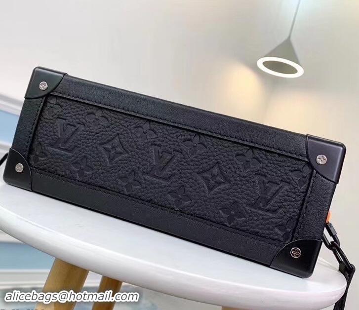 Custom Louis Vuitton Taurillon Monogram Soft Trunk Bag M53288 Black 2019