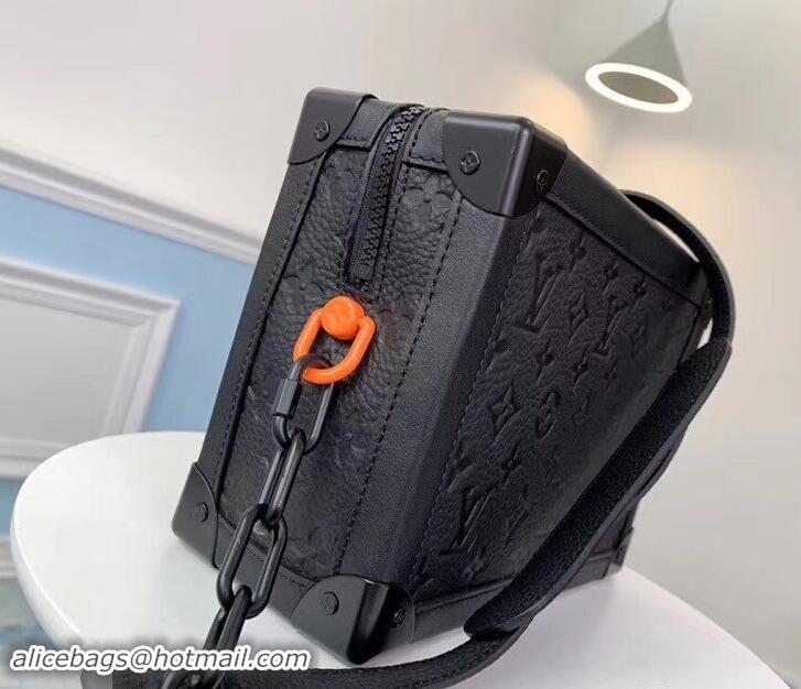 Custom Louis Vuitton Taurillon Monogram Soft Trunk Bag M53288 Black 2019