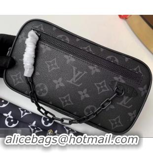 Low Price Louis Vuitton Monogram Eclipse Canvas Pochette Volga Pouch Bag M44482 2019