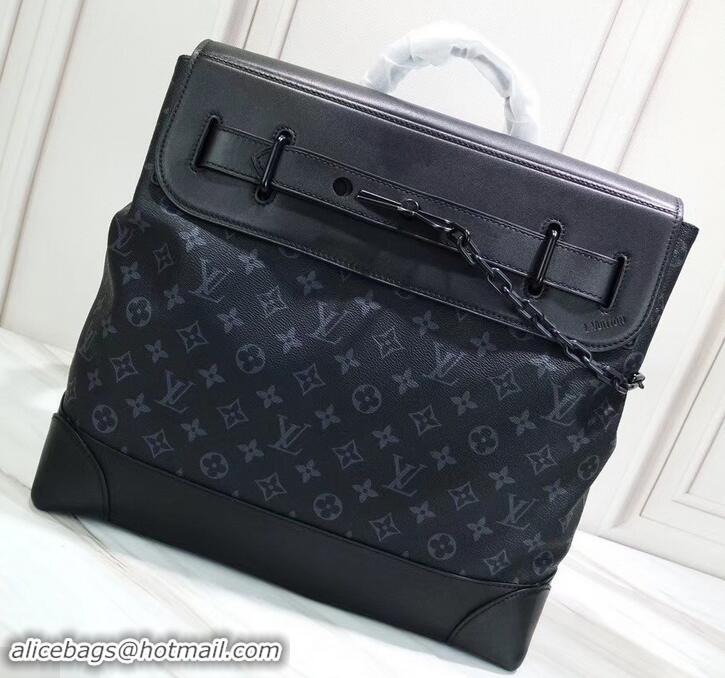 Duplicate Louis Vuitton Monogram Eclipse Canvas Steamer PM Messenger Bag M44473 2019