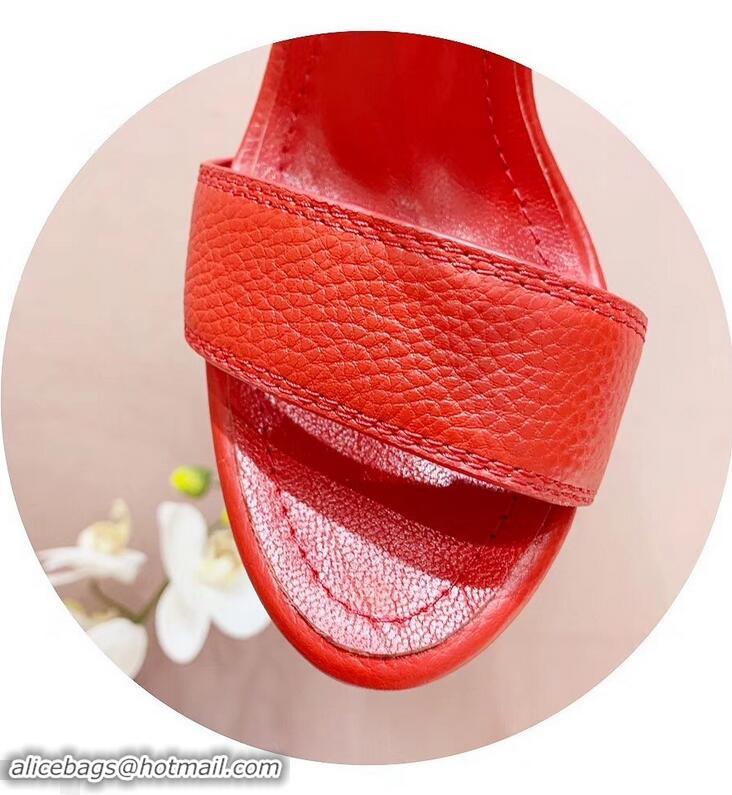 Lowest Price Louis Vuitton Heel 10.5cm Platform 2cm Horizon Sandals LV94901 Red 2019