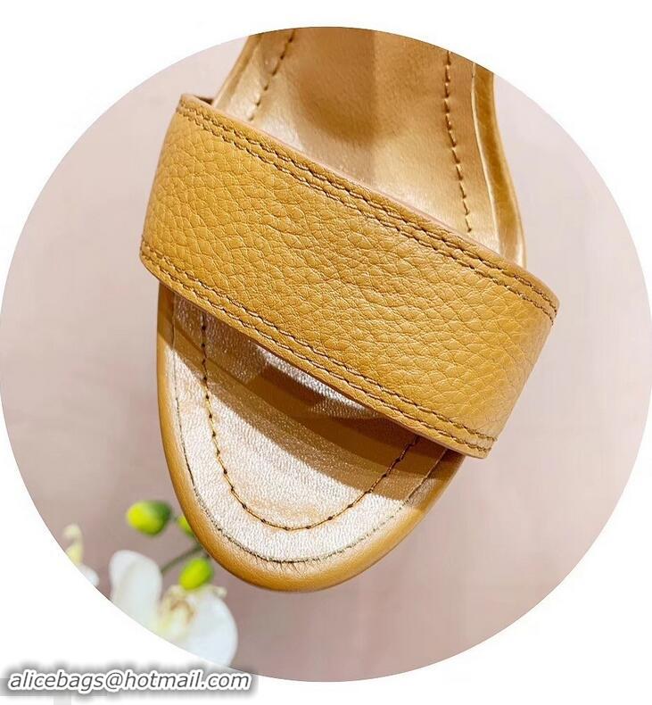 Faux Louis Vuitton Heel 10.5cm Platform 2cm Horizon Sandals LV94902 Caramel 2019