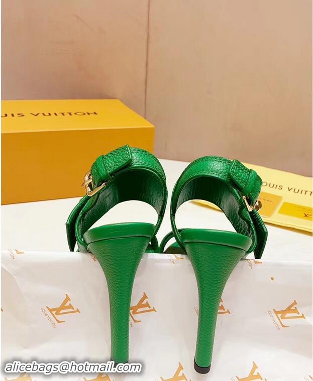 Reproduction Louis Vuitton Heel 10.5cm Platform 2cm Horizon Sandals LV94902 Green 2019