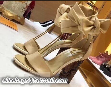 Low Price Louis Vuitton Heel 10cm Silhouette Sandals LV95608 Nude 2019