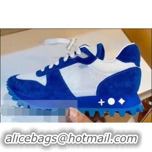 Low Cost Louis Vuitton LV Runner Sneakers LV95618 Blue 2019